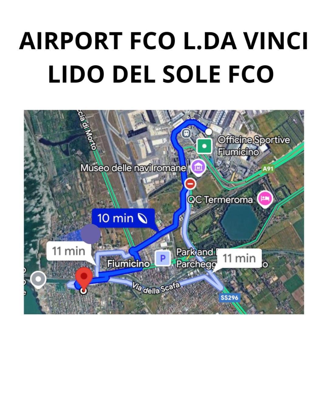 Lido Del Sole Fco Apartment Фиумичино Екстериор снимка