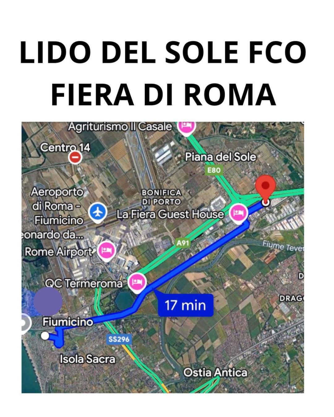 Lido Del Sole Fco Apartment Фиумичино Екстериор снимка